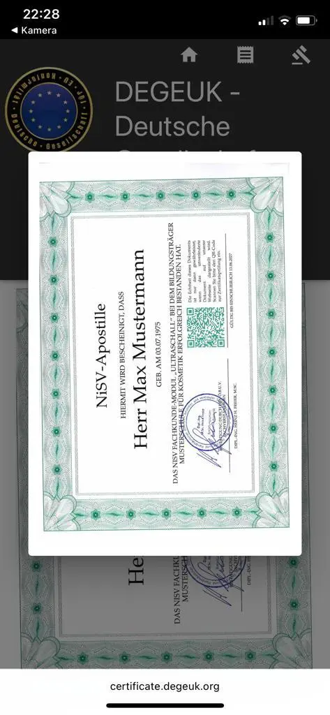 Fachkundezertifikate Fachkundezertifikate